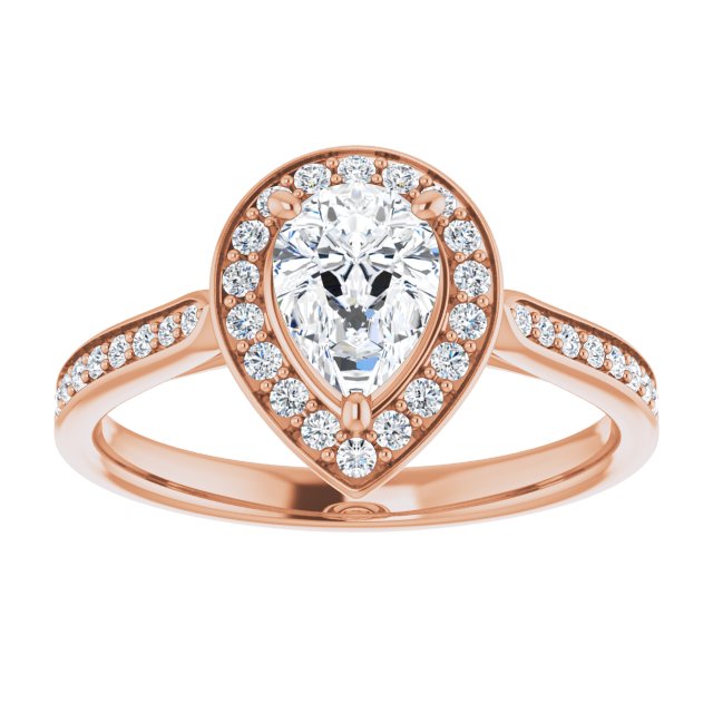 Halo-Style Engagement Ring