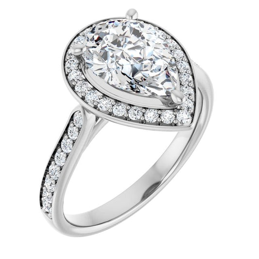 Halo-Style Engagement Ring