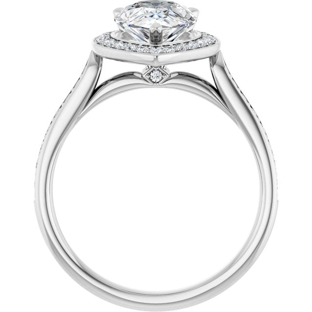Halo-Style Engagement Ring