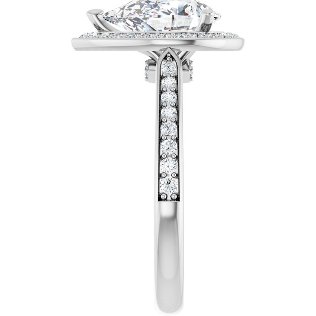 Halo-Style Engagement Ring