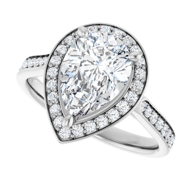 Halo-Style Engagement Ring