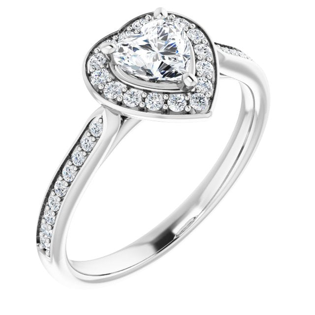 Halo-Style Engagement Ring