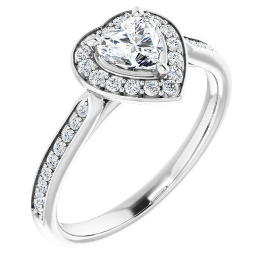 Halo-Style Engagement Ring