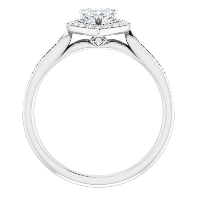 Halo-Style Engagement Ring