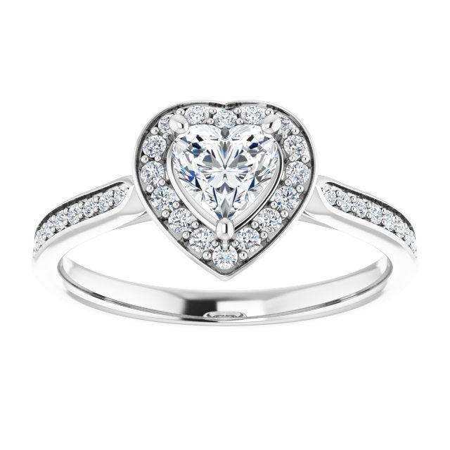 Halo-Style Engagement Ring