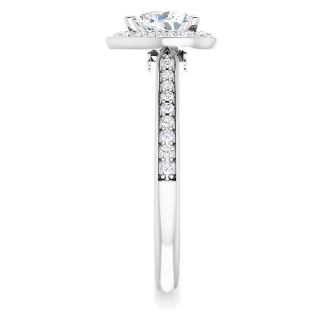 Halo-Style Engagement Ring