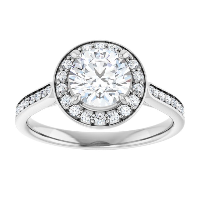 Halo-Style Engagement Ring