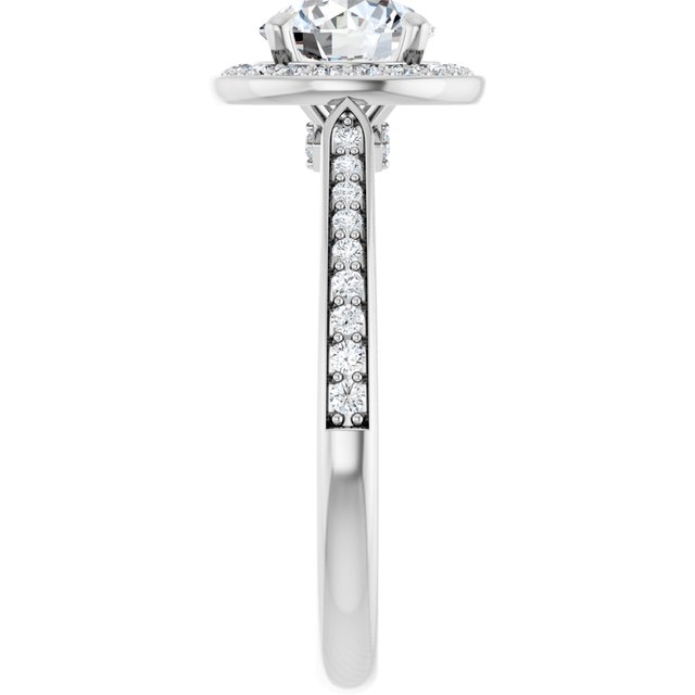 Halo-Style Engagement Ring