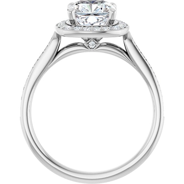 Halo-Style Engagement Ring