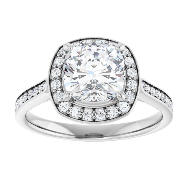 Halo-Style Engagement Ring