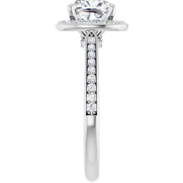 Halo-Style Engagement Ring