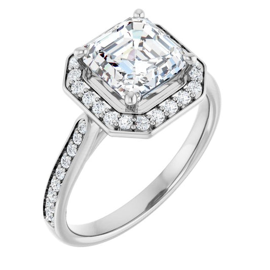 Halo-Style Engagement Ring