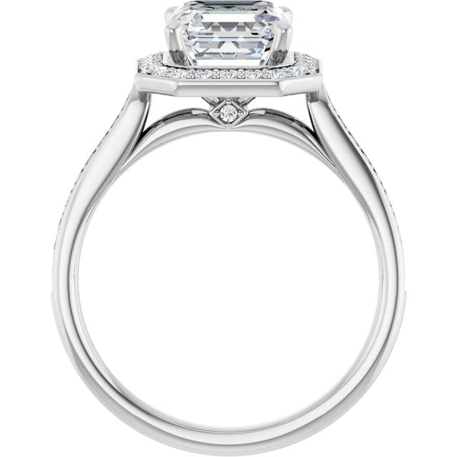 Halo-Style Engagement Ring