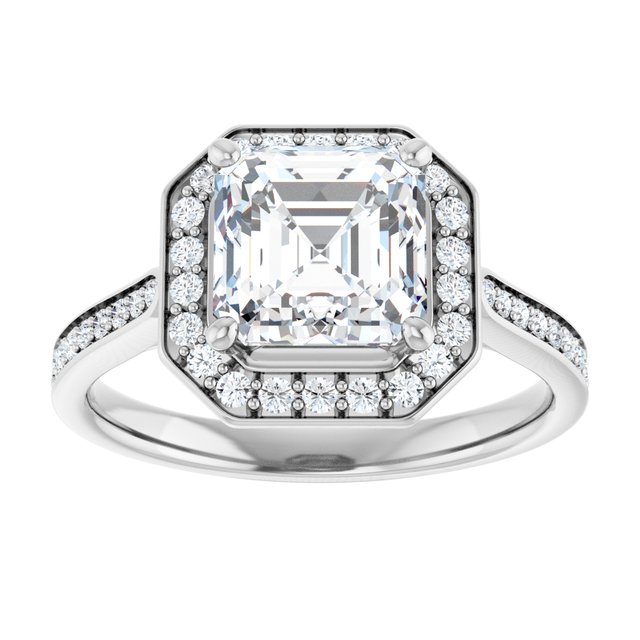 Halo-Style Engagement Ring