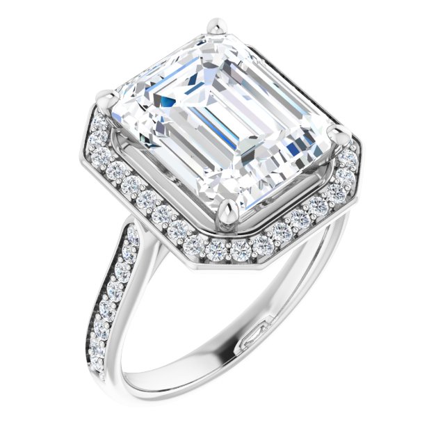 Halo-Style Engagement Ring