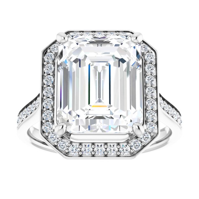 Halo-Style Engagement Ring