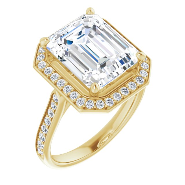 Halo-Style Engagement Ring