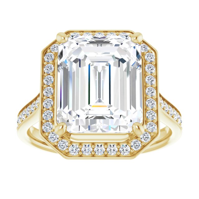 Halo-Style Engagement Ring