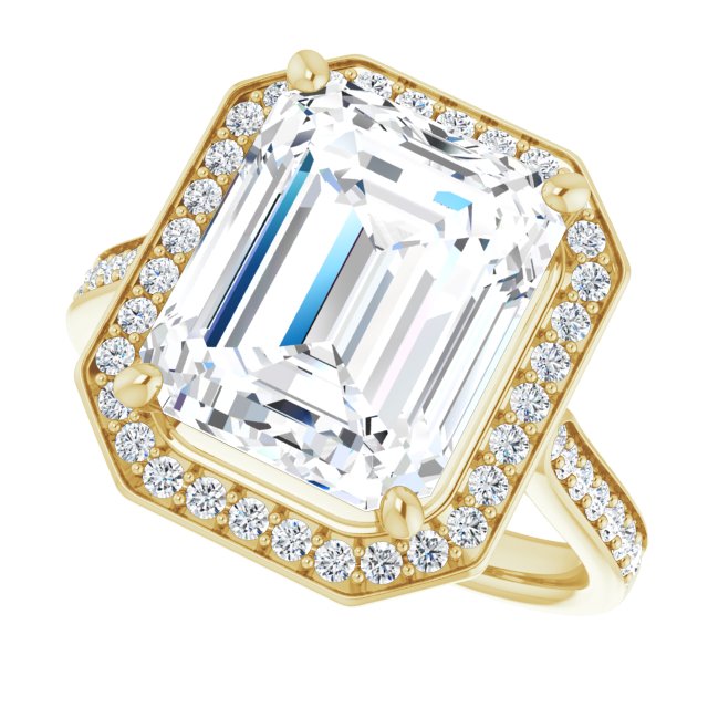 Halo-Style Engagement Ring