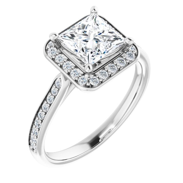 Halo-Style Engagement Ring