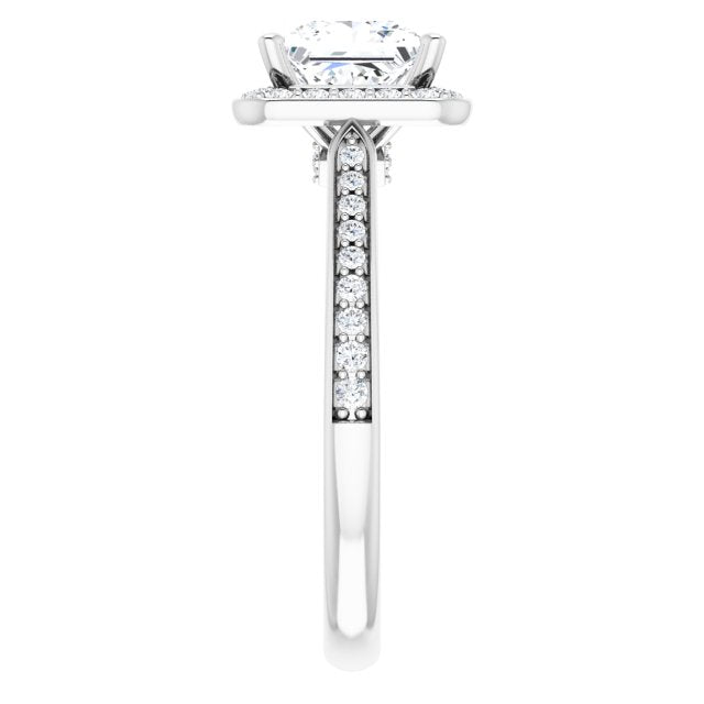 Halo-Style Engagement Ring