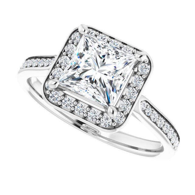 Halo-Style Engagement Ring