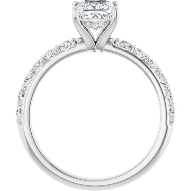 Accented Engagement Ring