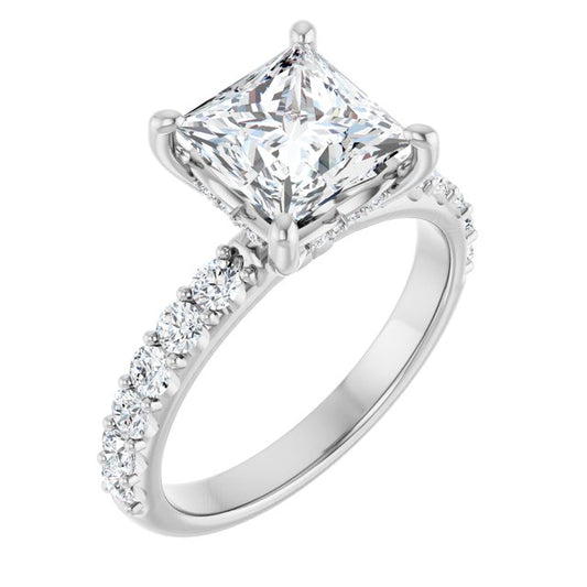 Accented Engagement Ring