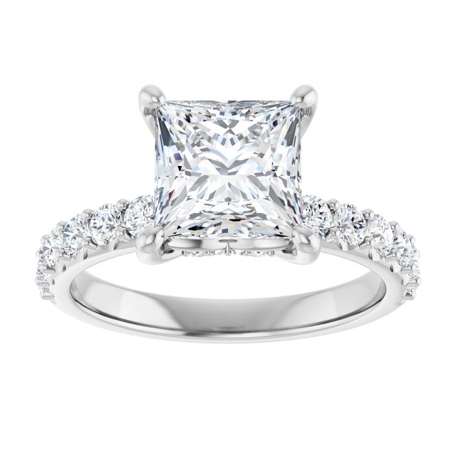 Accented Engagement Ring