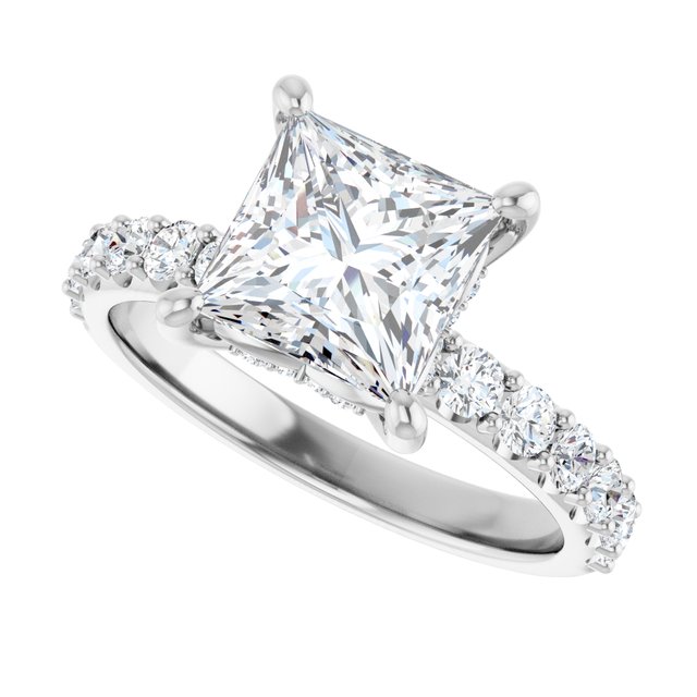 Accented Engagement Ring