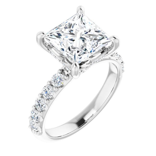 Accented Engagement Ring