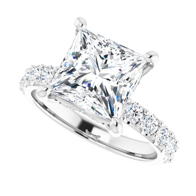 Accented Engagement Ring