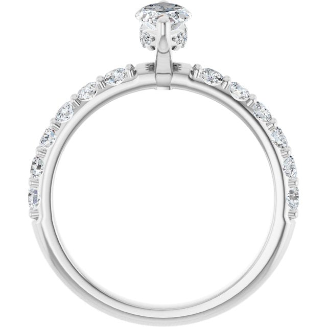 Accented Engagement Ring
