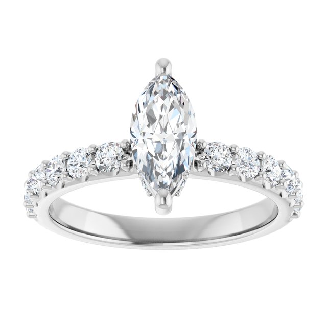 Accented Engagement Ring