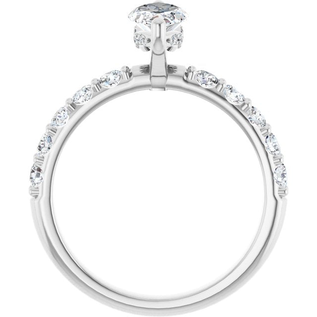 Accented Engagement Ring