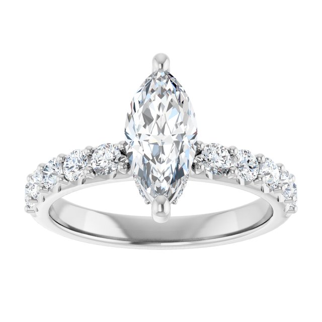 Accented Engagement Ring