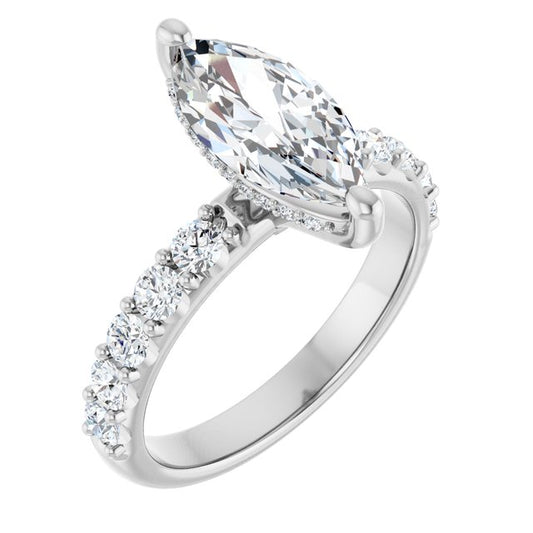 Accented Engagement Ring