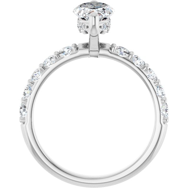Accented Engagement Ring
