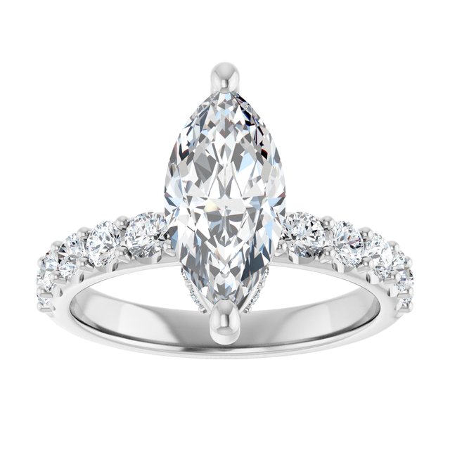 Accented Engagement Ring