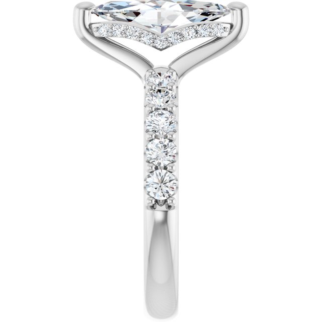 Accented Engagement Ring