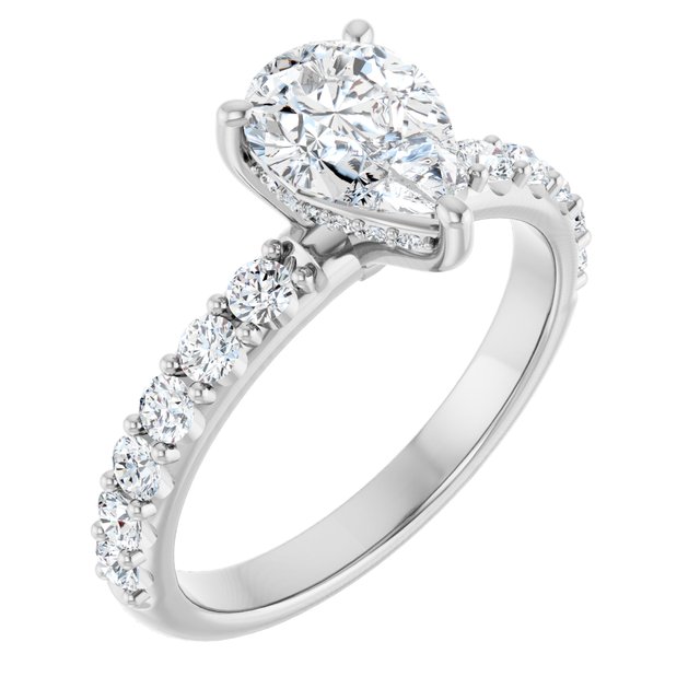 Accented Engagement Ring