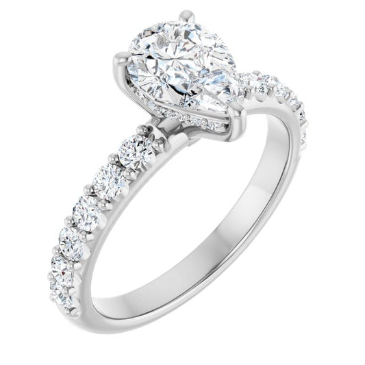 Accented Engagement Ring