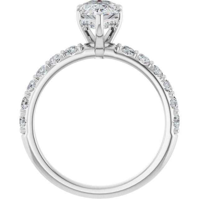 Accented Engagement Ring