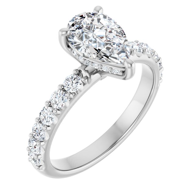 Accented Engagement Ring