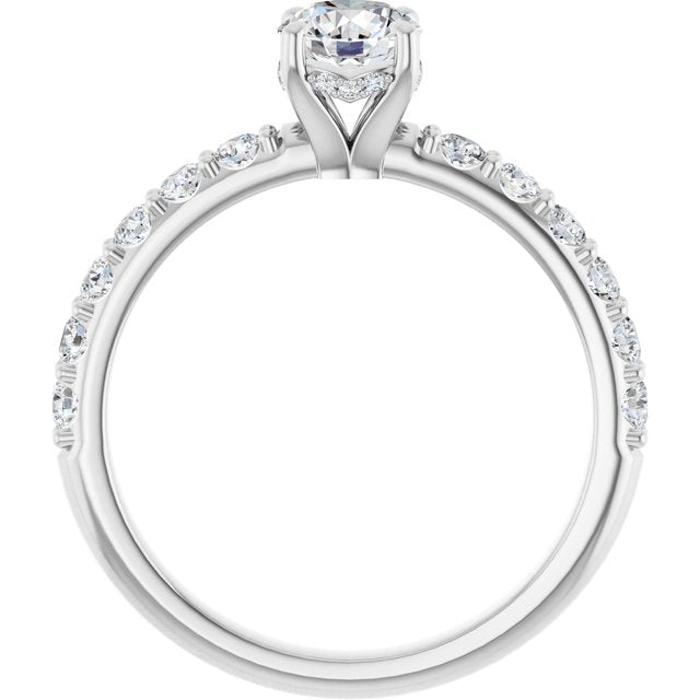 Accented Engagement Ring