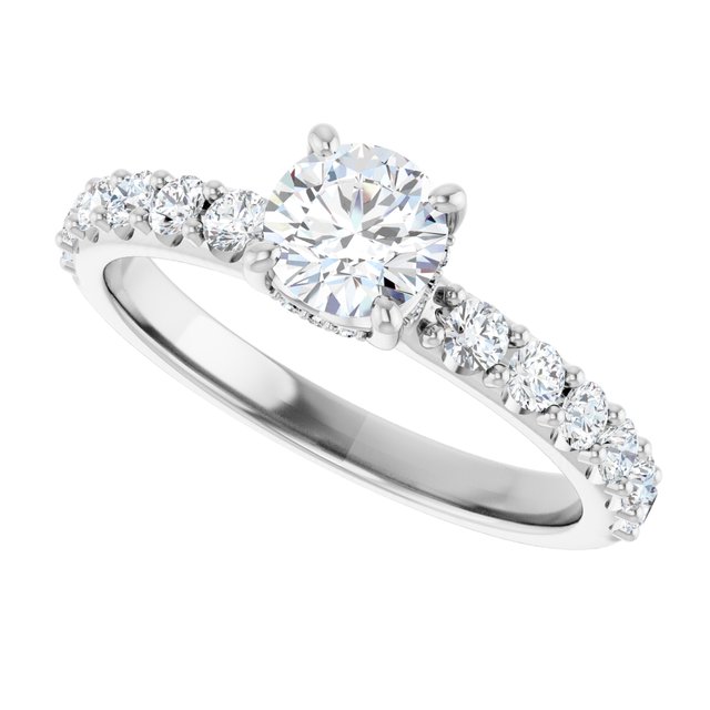Accented Engagement Ring