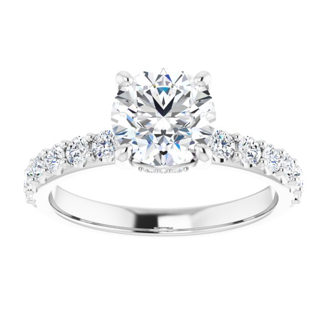 Accented Engagement Ring