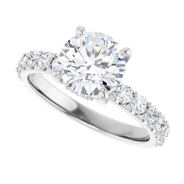 Accented Engagement Ring