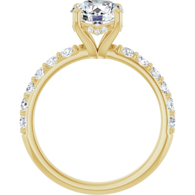 Accented Engagement Ring