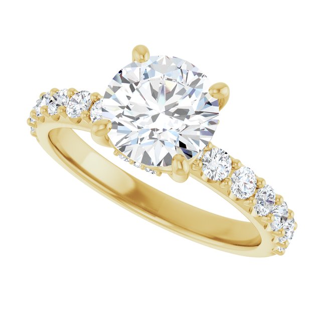 Accented Engagement Ring